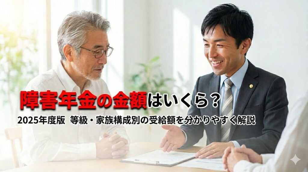 障害年金の金額はいくら2025年度版等級・家族構成別の受給額を分かりやすく解説