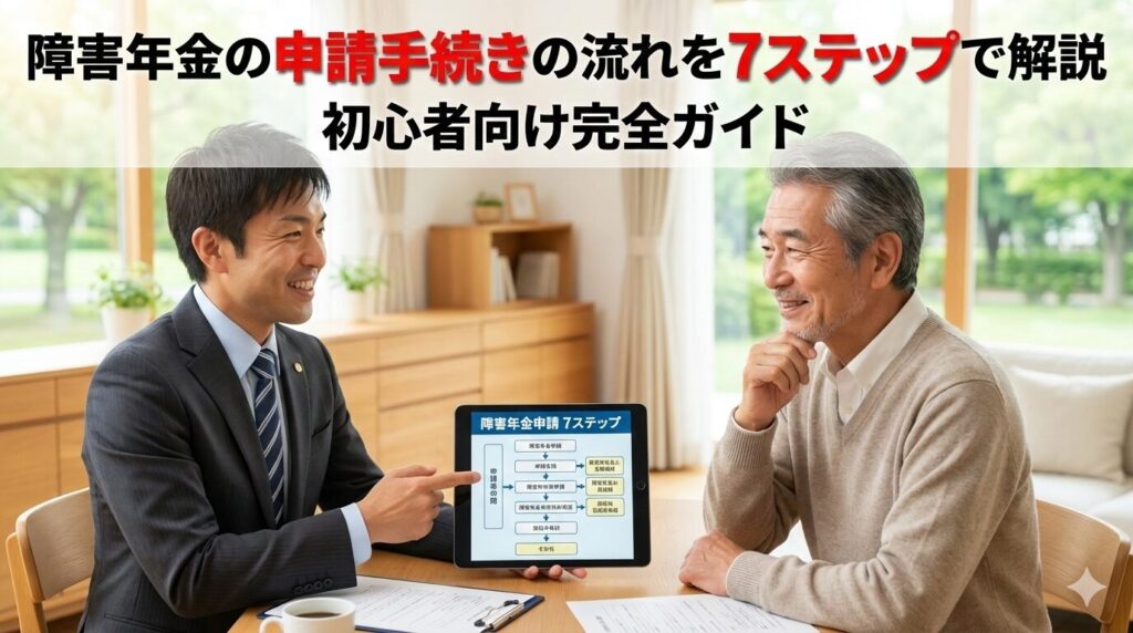 障害年金の申請手続きの流れを7ステップで解説｜初心者向け完全ガイド