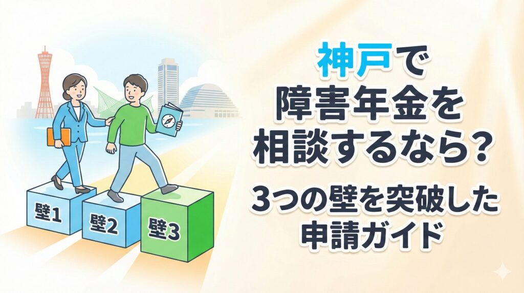 神戸で障害年金を相談するなら？3つの壁を突破した申請ガイド