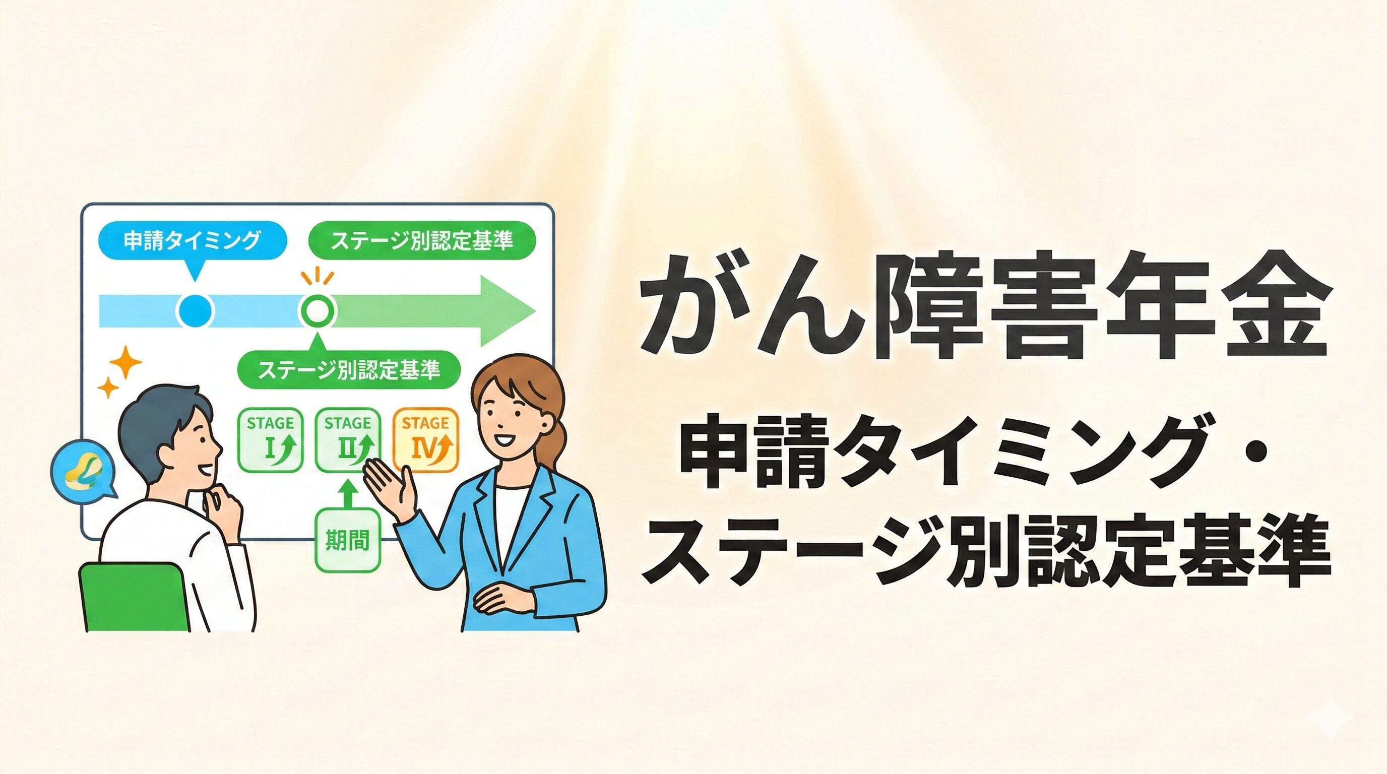 がん障害年金｜申請タイミング・ステージ別認定基準